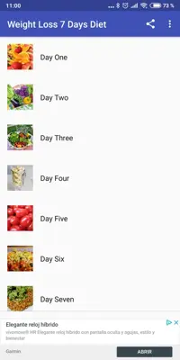 Weight Loss 7 Days Diet android App screenshot 0