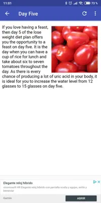 Weight Loss 7 Days Diet android App screenshot 2